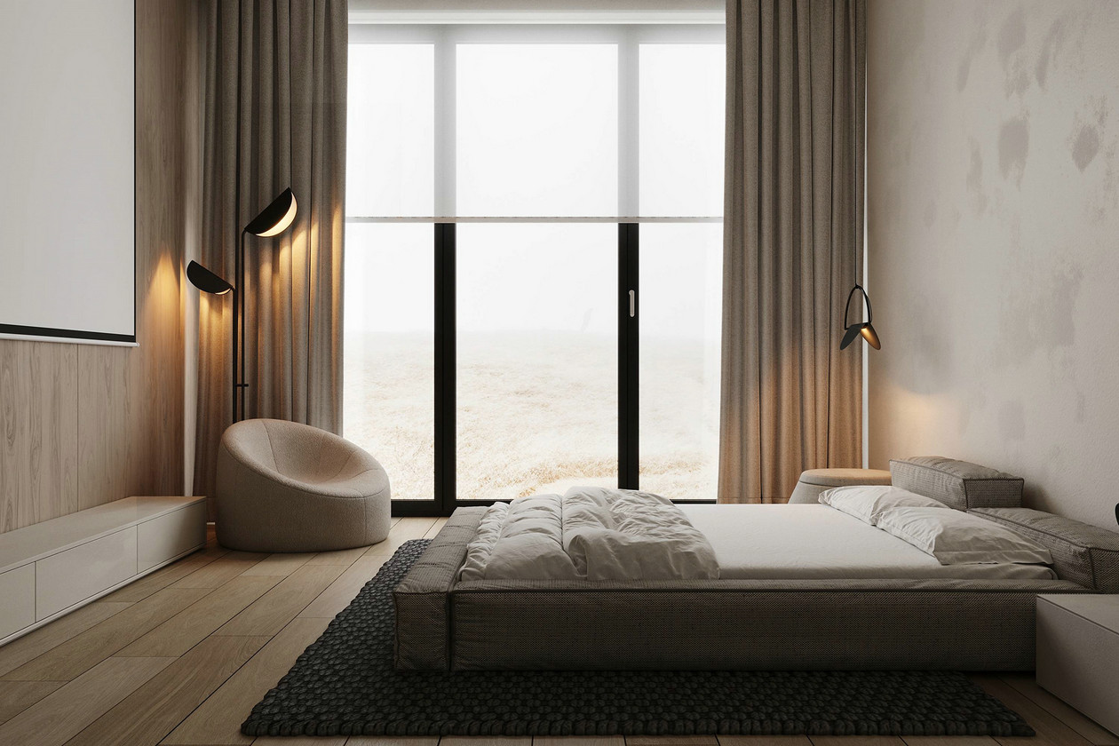 92㎡中性色系住宅设计丨暂无-9