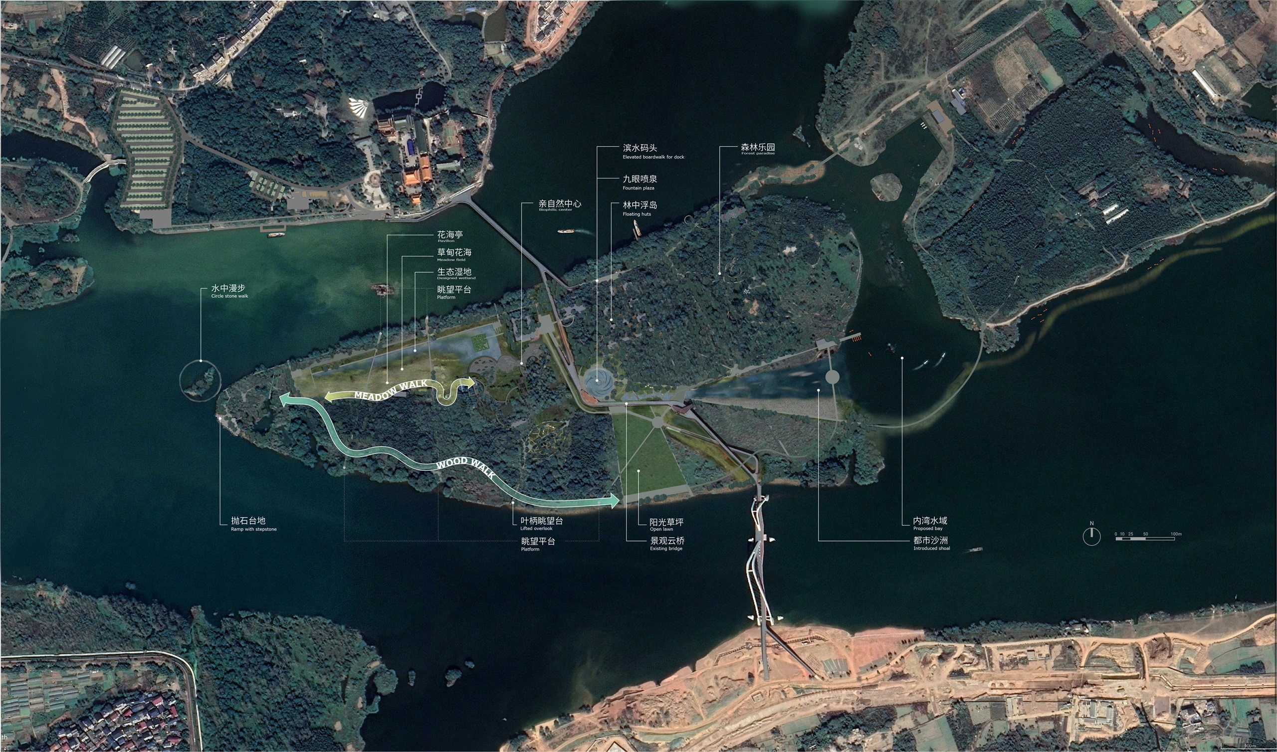 凤翔洲水文化公园丨中国衢州丨张唐景观-35