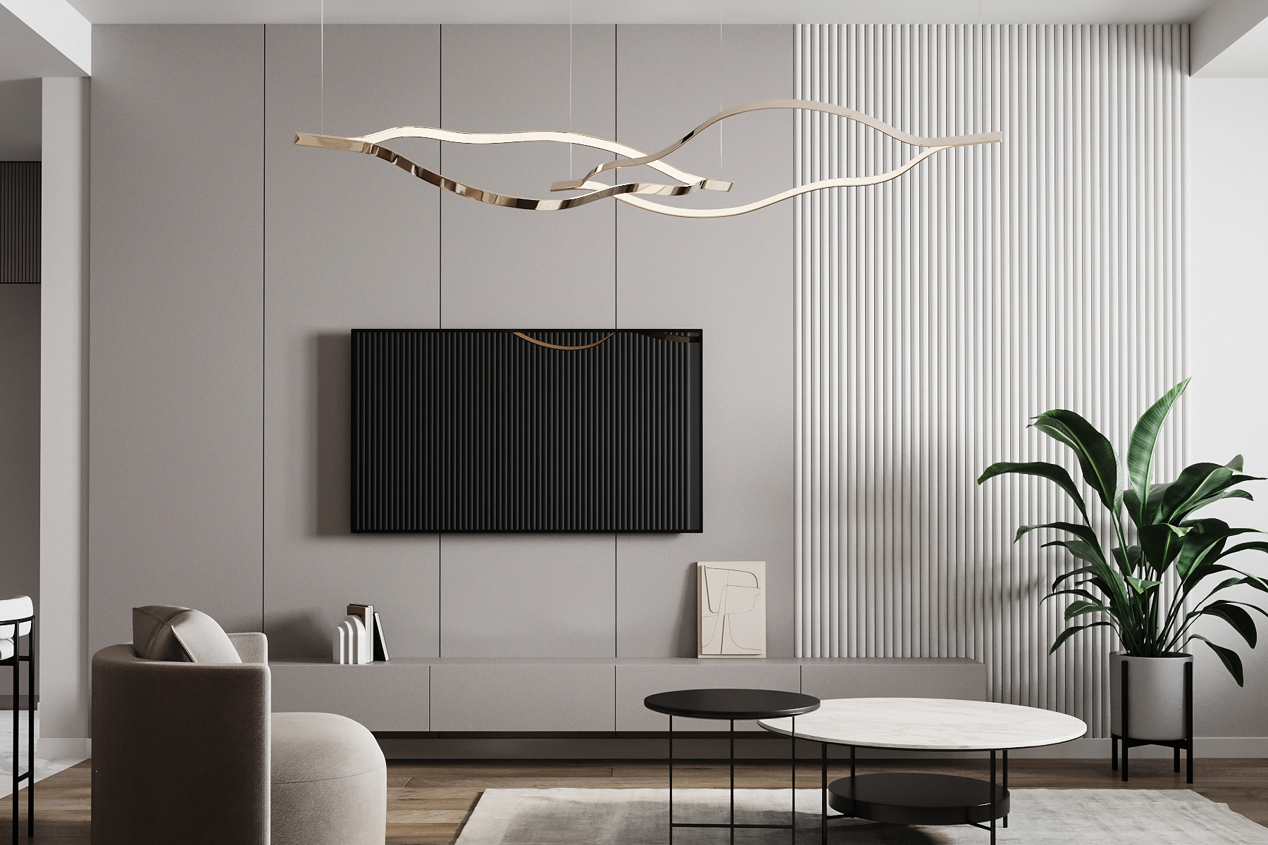 高级灰色系小空间公寓设计 既优雅又舒适-4