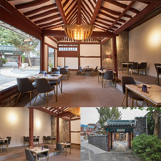 韩式传统房屋改造，打造 40 平米现代艺术餐厅-1