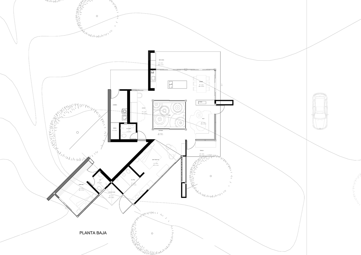 树荫下的低成本环保住宅-16