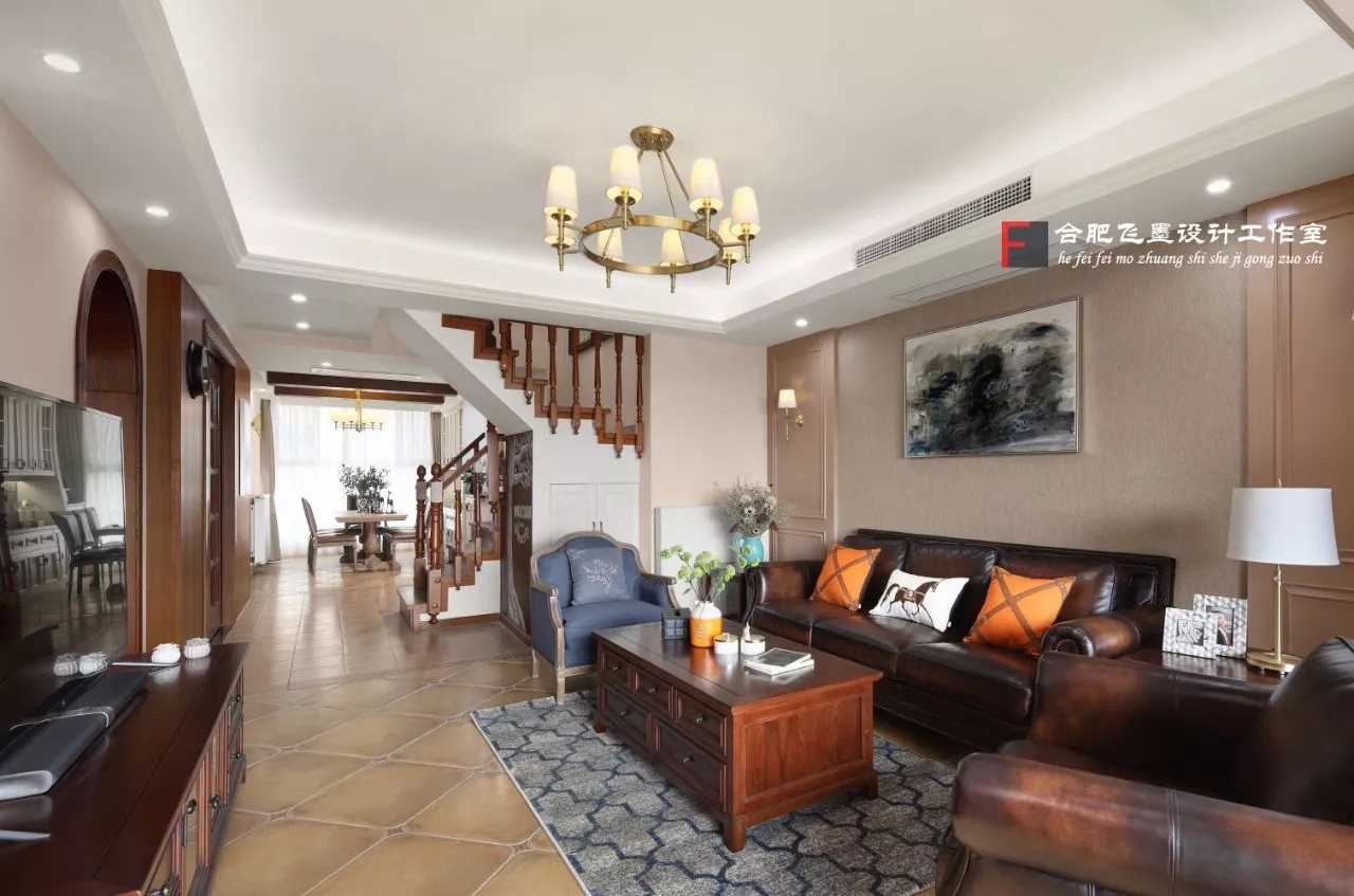 飞墨设计新作品 | 《彼岸花开》 | 200㎡美式-41