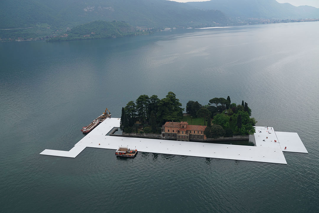 湖上悬浮走廊 | 意大利 Lake Iseo 的“漂浮平台”-36