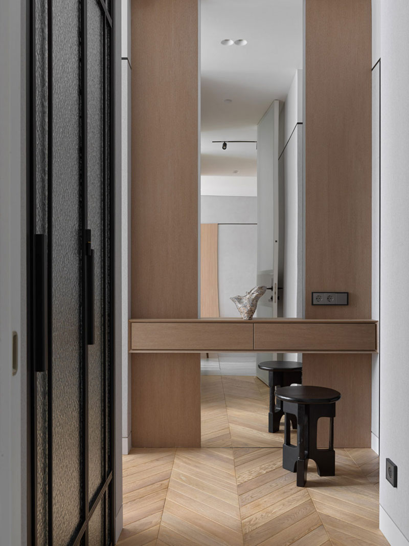 莫斯科 80 平米现代公寓,极简风格与强大储物空间的完美结合-15