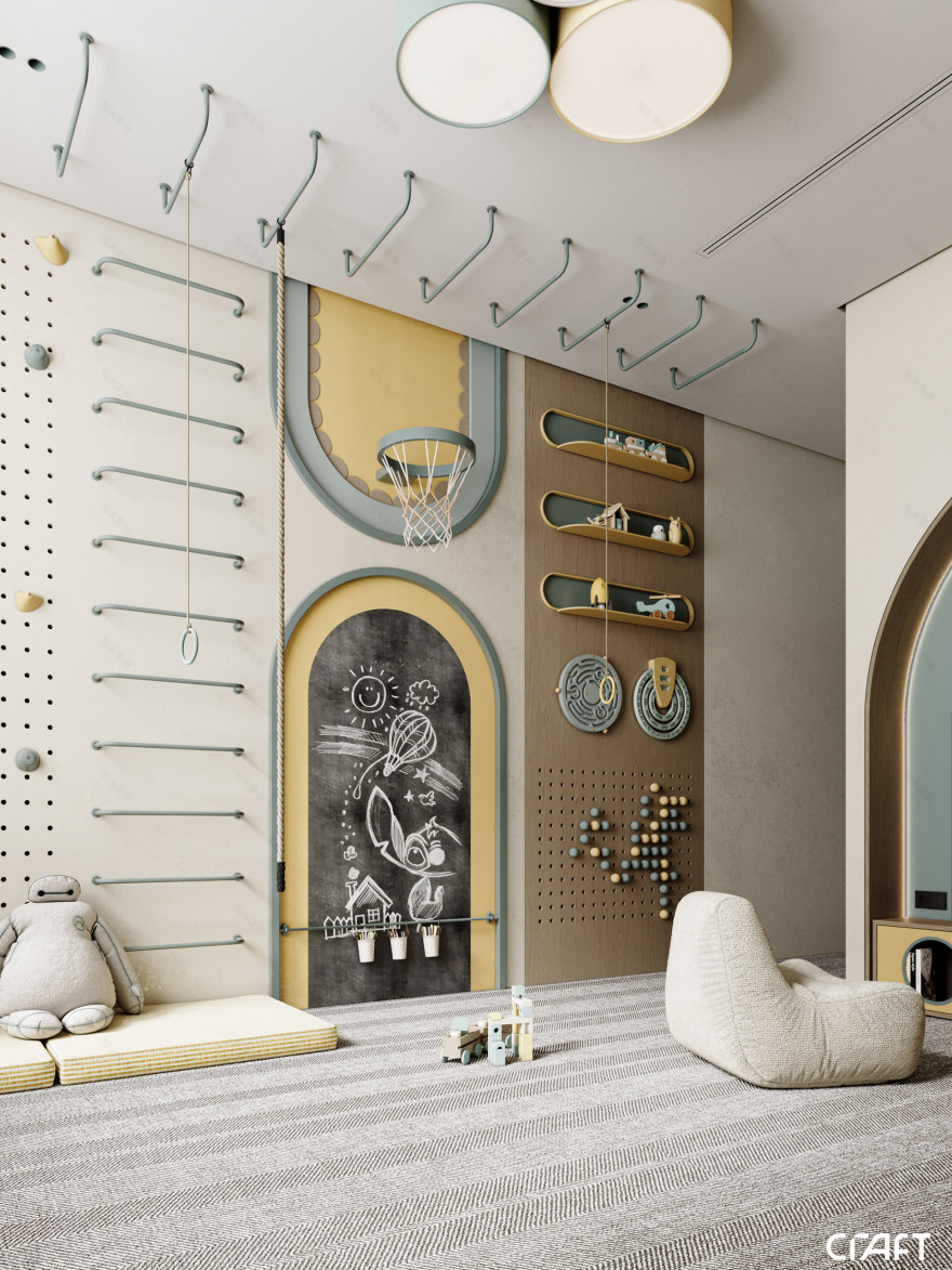 游戏室设计丨沙特阿拉伯利雅得-17