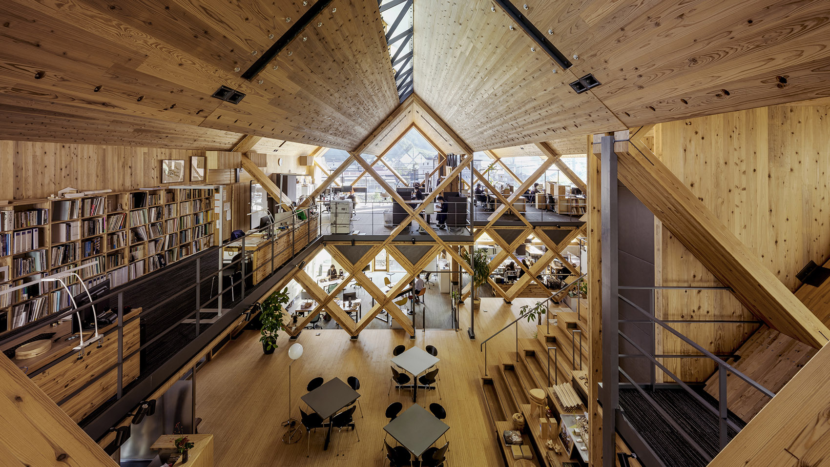 Meiken Lamwood Corp 总部丨日本丨NKS2 architects-12