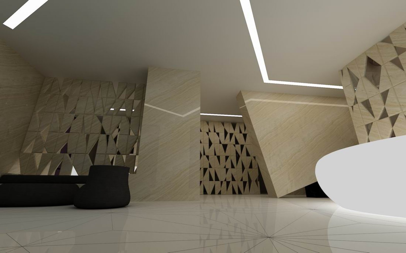 力丰石业办公楼装修设计  汤建松室内设计-10