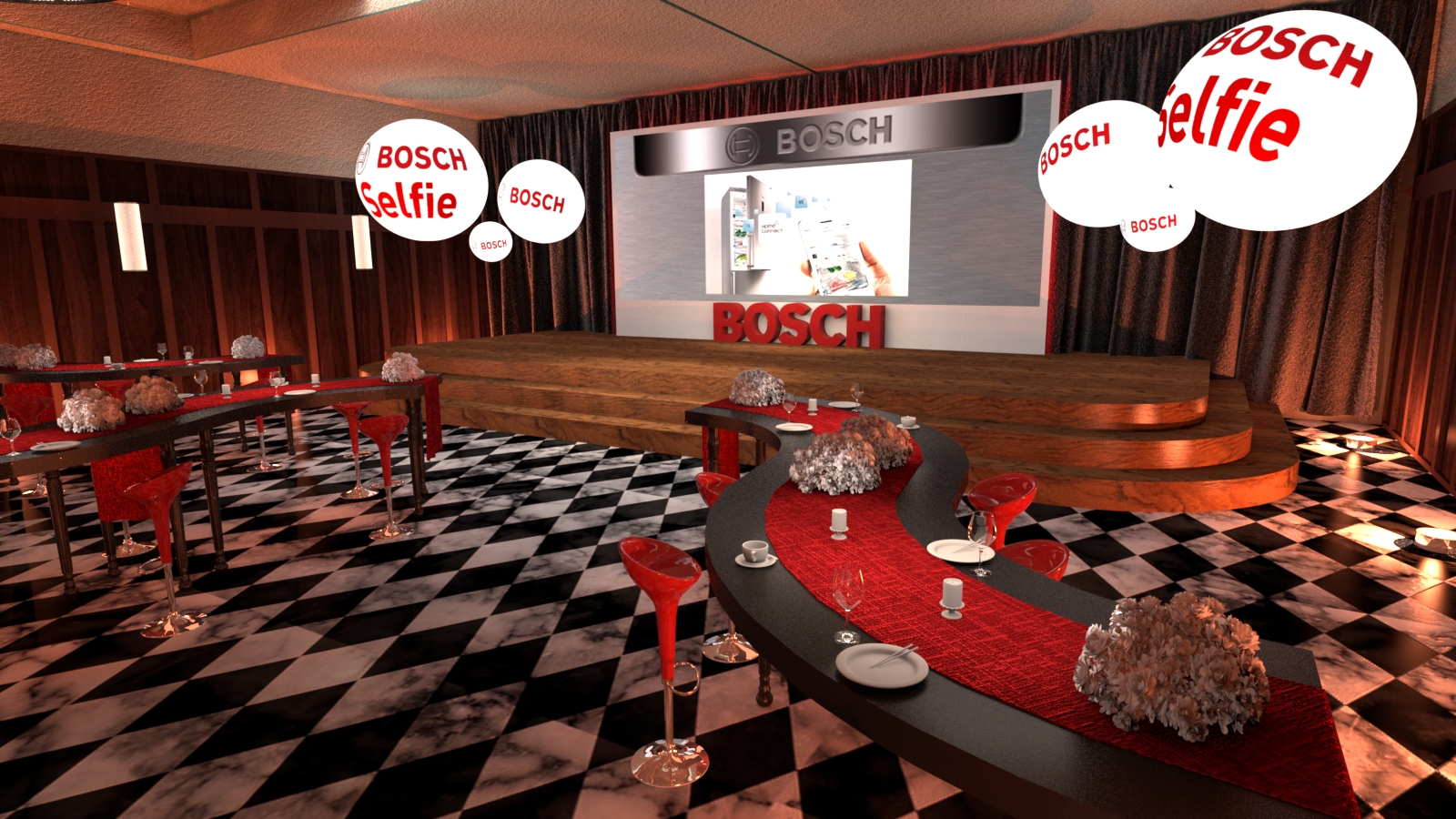 2018 BOSCH Product Launch/ Stage & Foyer Design-3