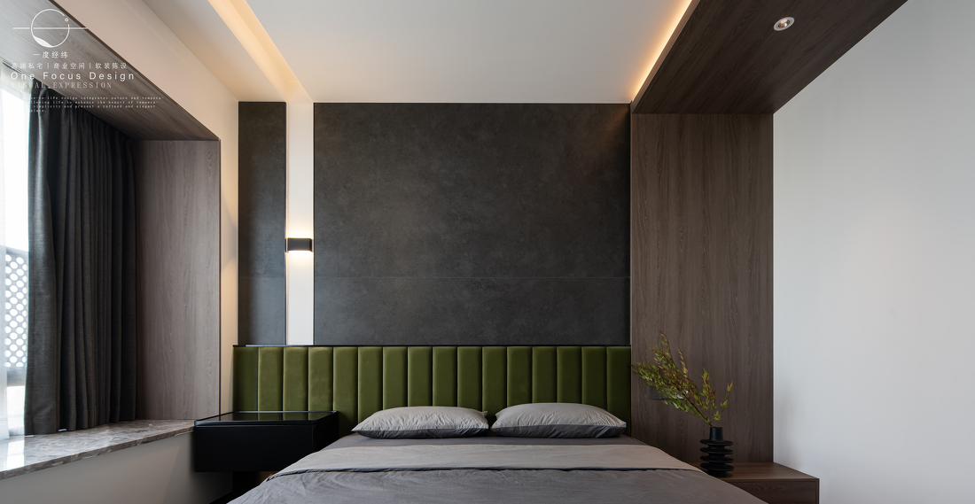 现代简约中明色调的平层空间设计-30