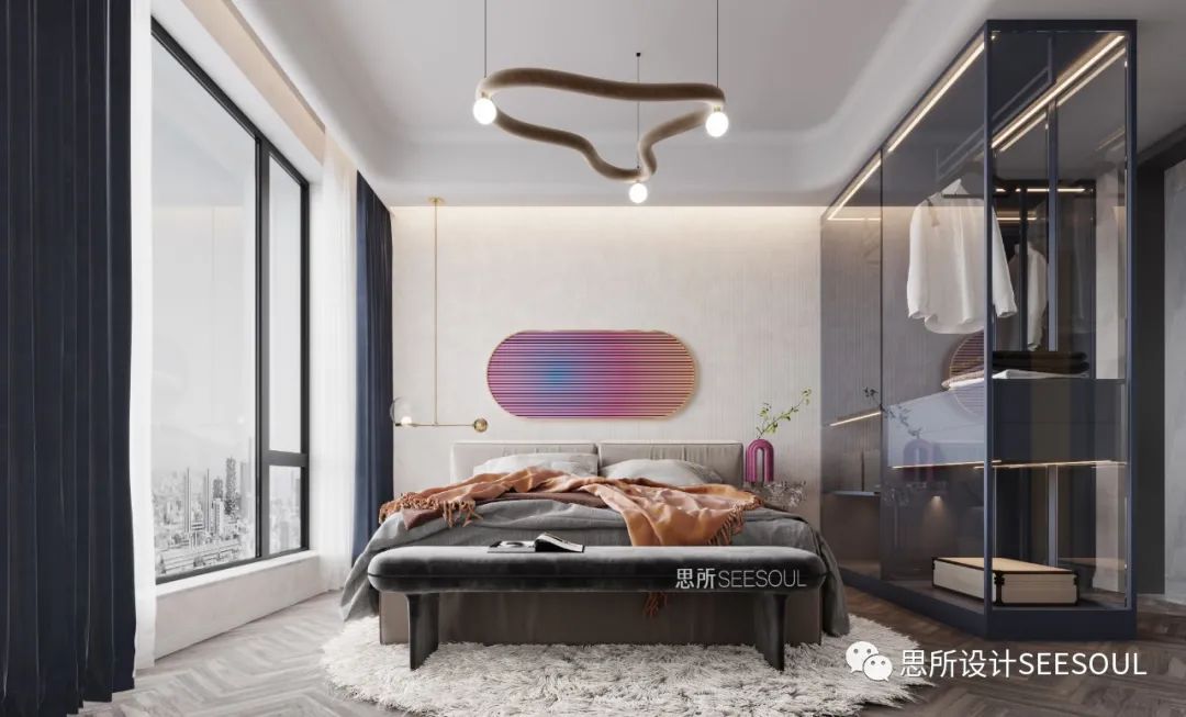 色彩点睛,耒阳合兴中心城现代家居设计-35