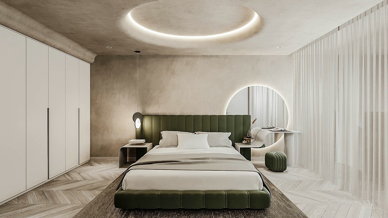 水泥灰+绿色超高颜值设计-14