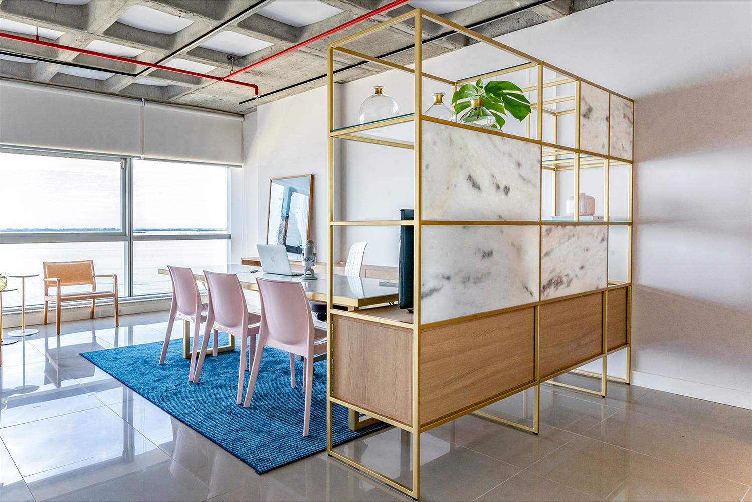 巴西 40 平米办公室设计,巧妙融入风水元素-3