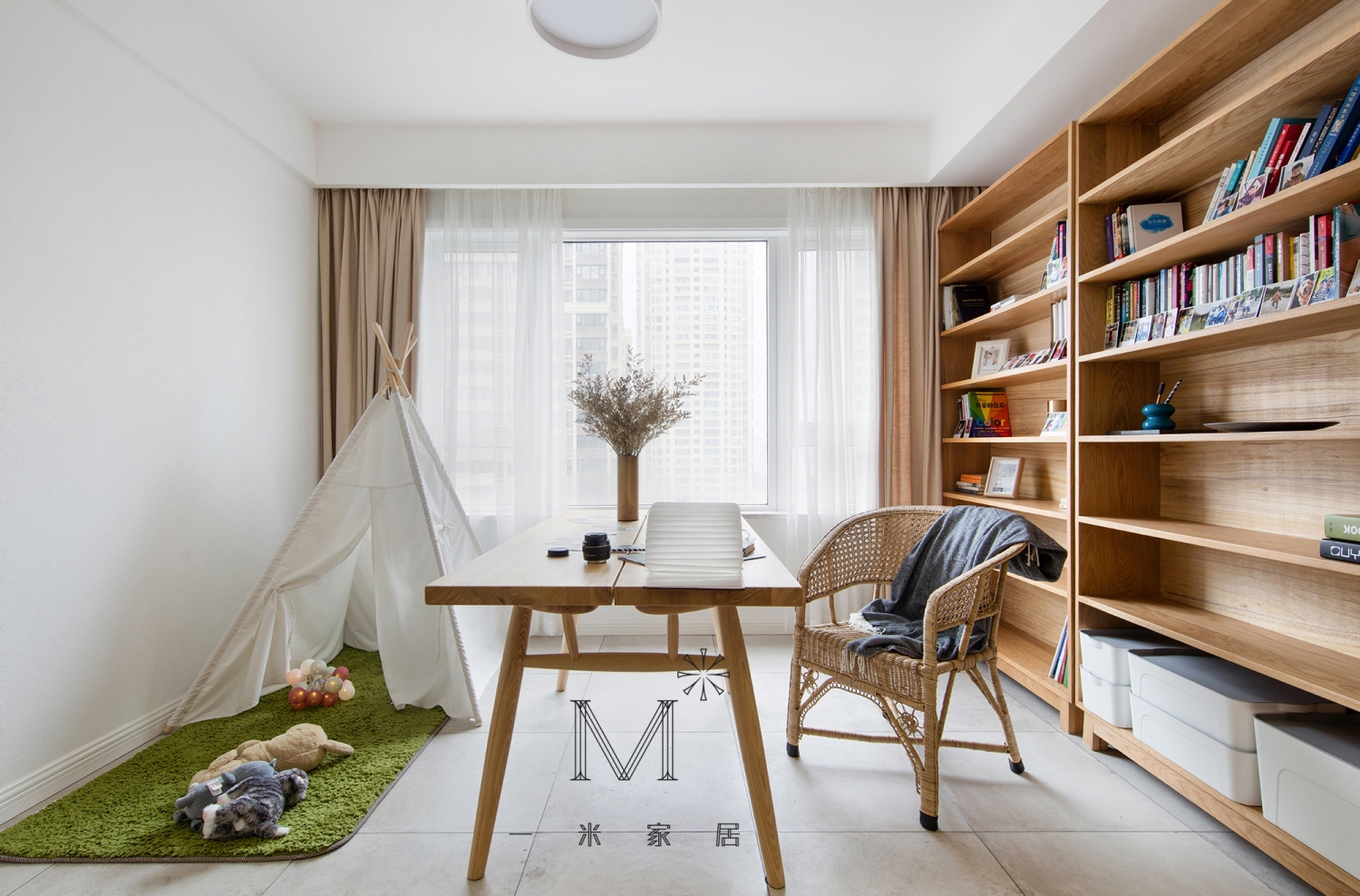 【一米家居】◣ 小日子 ◥115m2 北欧自然风-21