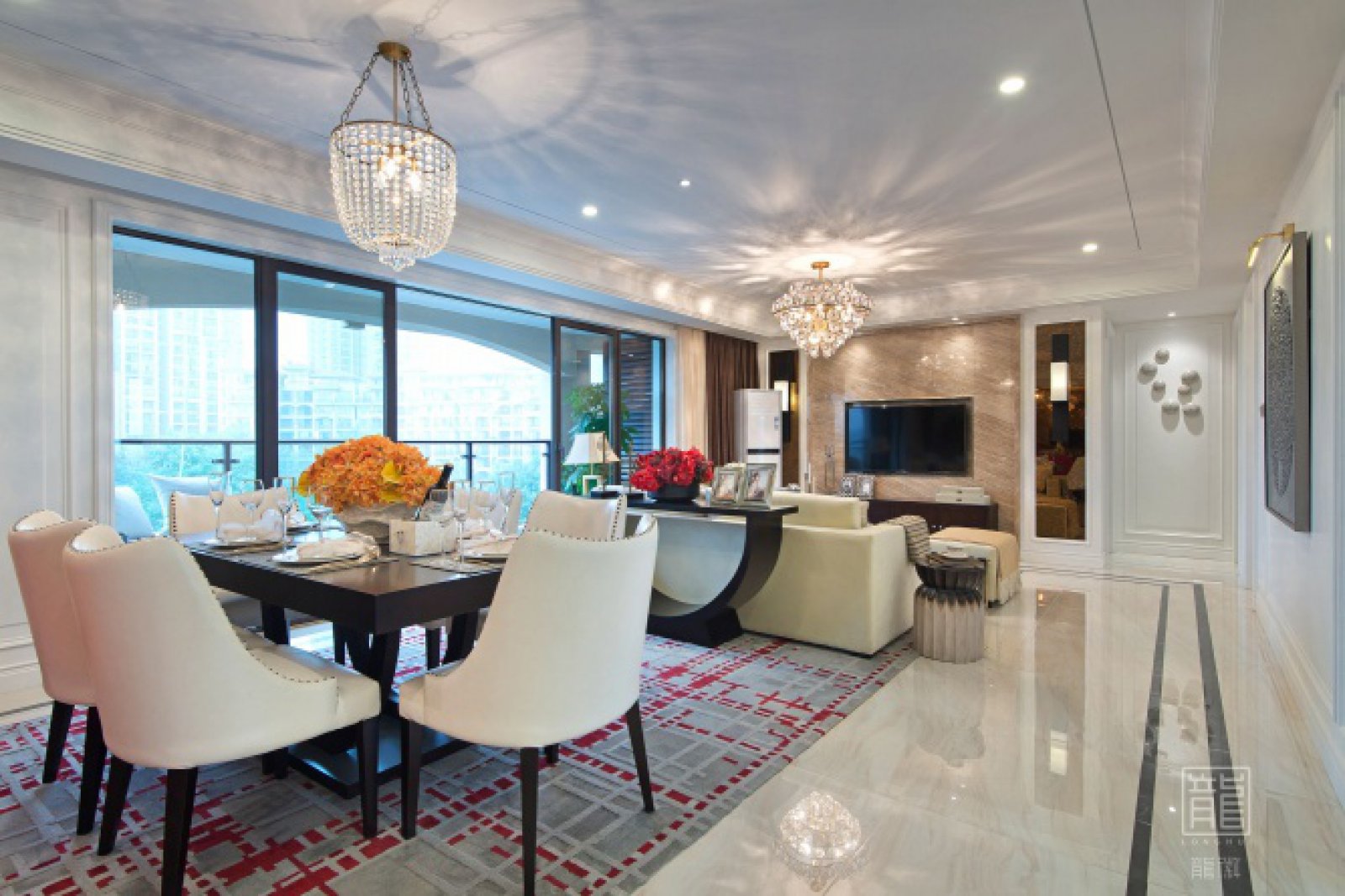 114㎡成都荣盛·香堤荣府样板房  龙徽设计-4