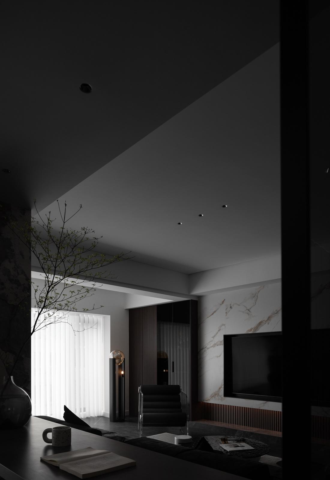 黑武士酷黑风格复式设计-18