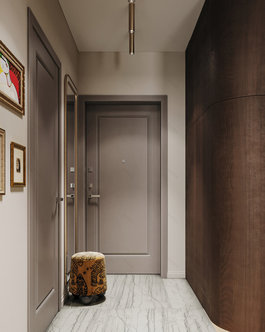 80m²公寓室内设计丨俄罗斯莫斯科丨PHILL ZAICEV-16