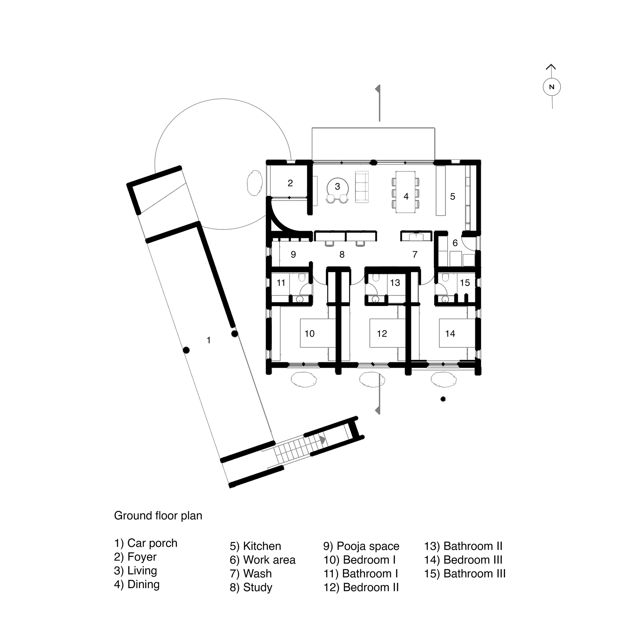 艺术家住所和工作室丨印度丨Cochin Creative Collective-15