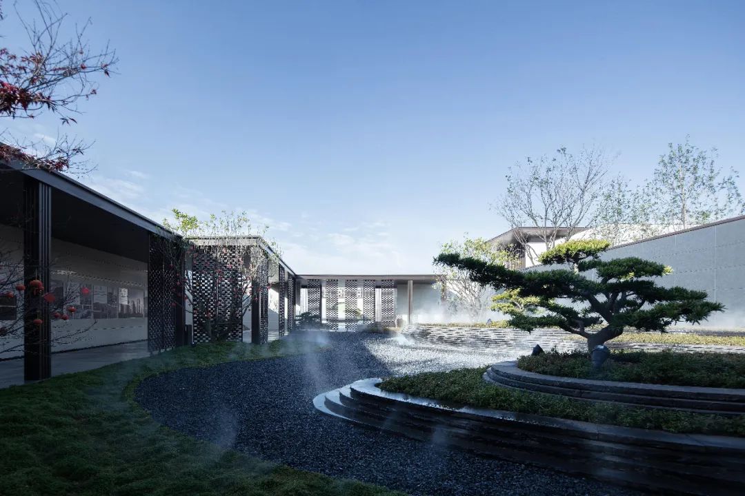 金地昆悦销售中心——东方美学与现代主义的共生-9