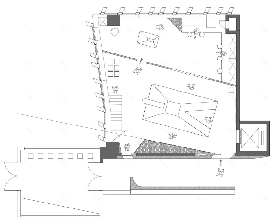 汇港鲁匠男士理发&圆和御方&艺术展厅丨中国宁波丨宁波 ABD 魔戏空间-34