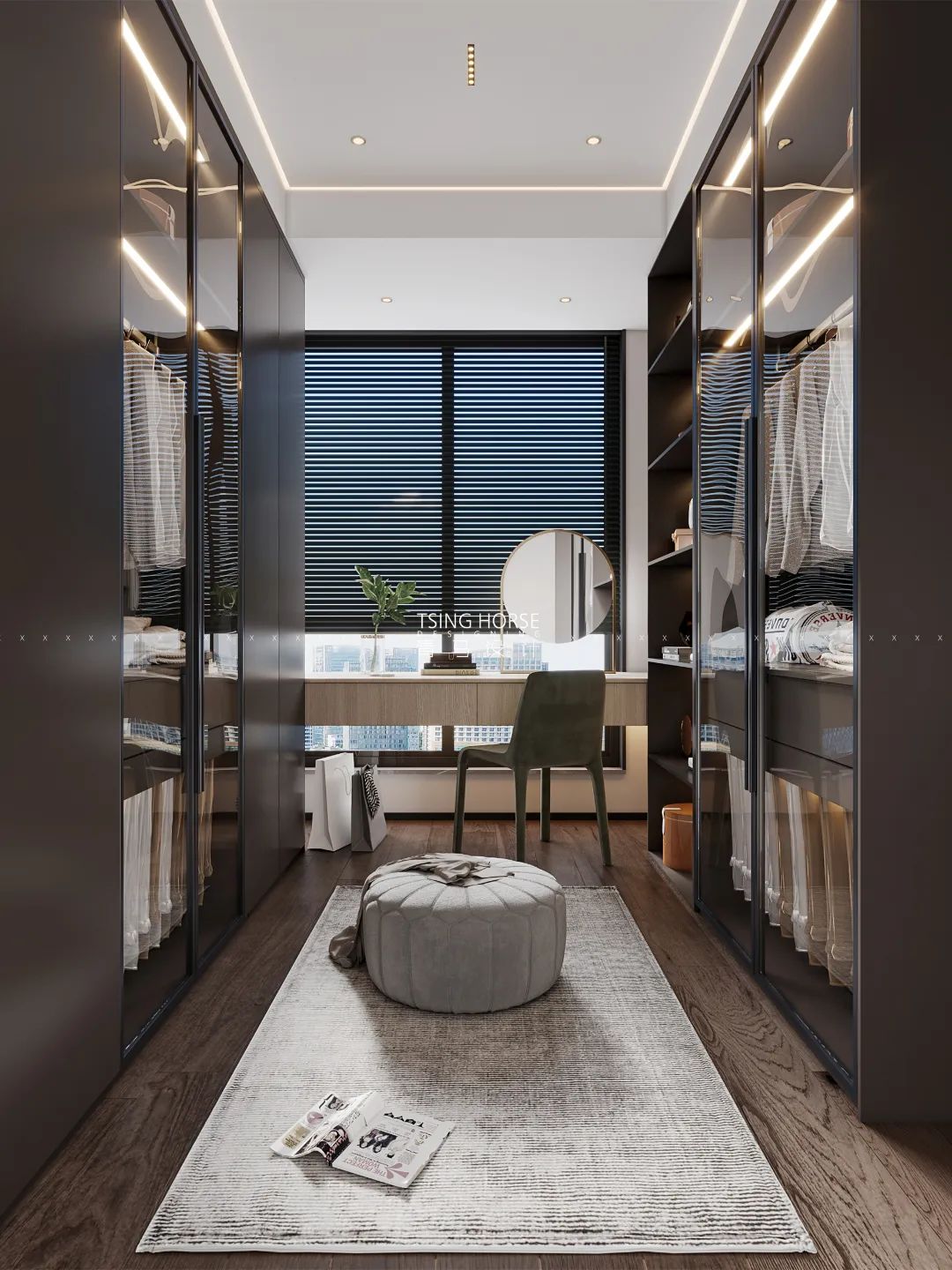 招商央玺现代轻奢别墅空间设计丨周昆设计团队-28