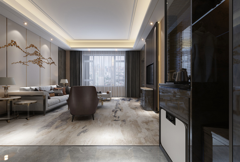 银川瑞吉酒店设计方案鉴赏|银川酒店设计装修公司推荐-23