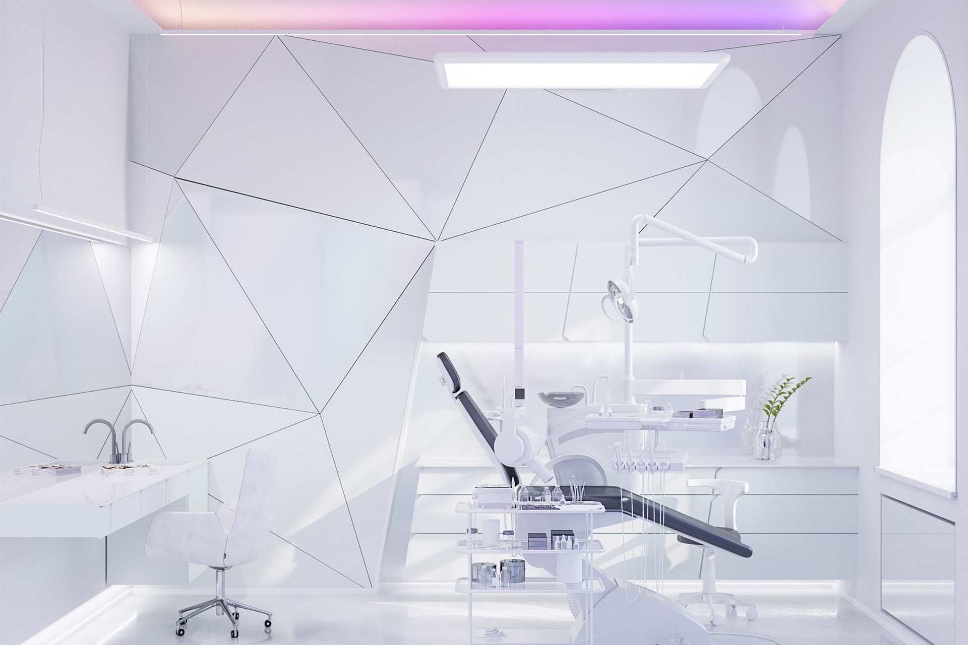 WHITE 牙科诊所室内设计丨捷克丨Nikita Feoktistov 等-10
