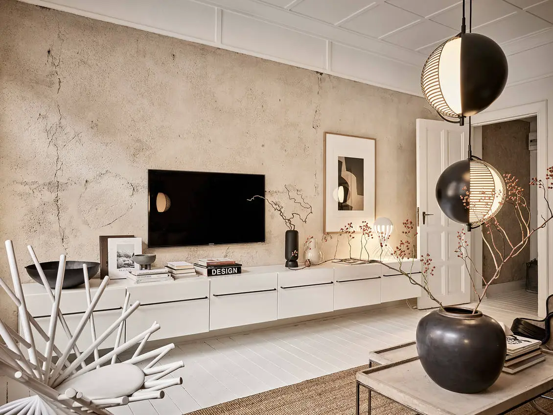 温柔粉色系，致敬 Art Deco 的 55 平米公寓-6