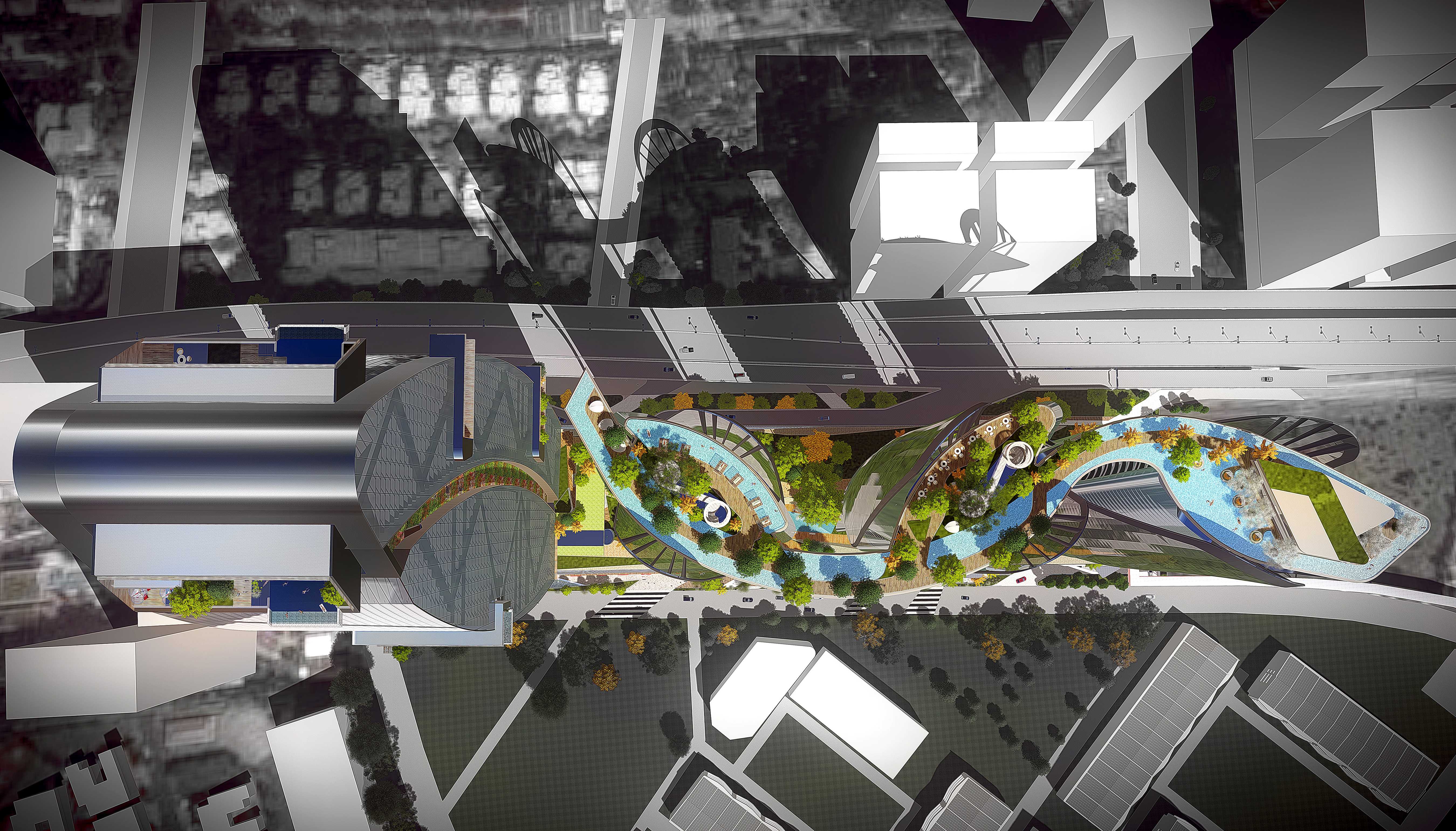 混搭风开发与总体规划 | 多业态综合体设计展示-8