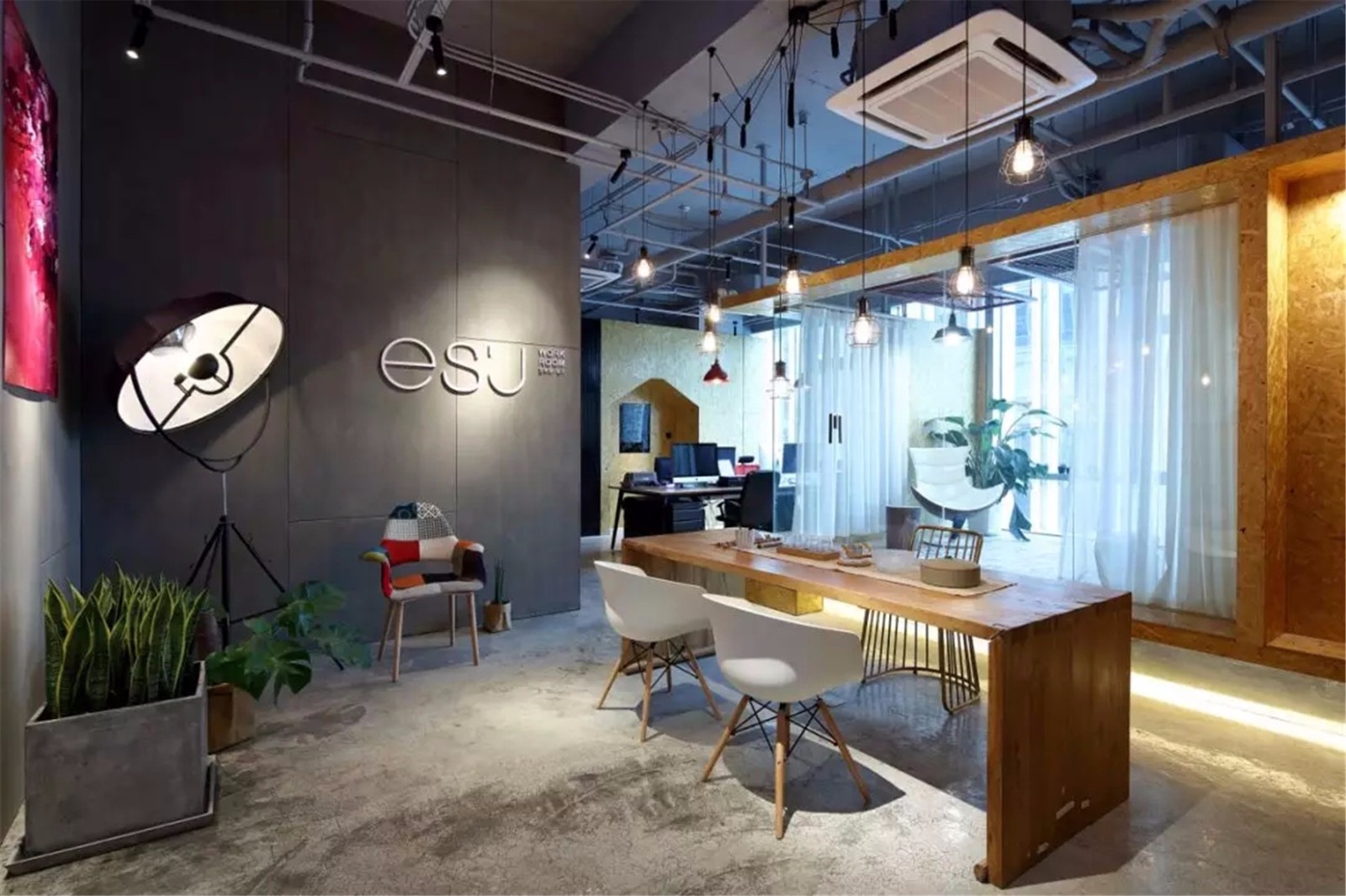 60㎡工业风办公空间设计-2