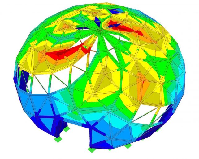 装配式模块化穹顶（Zome）建设项目丨美国亚利桑那-19