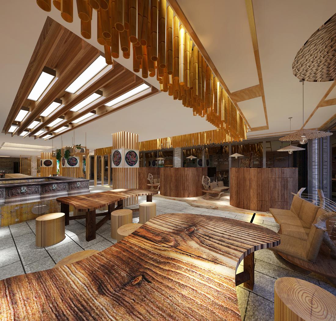 贵州小七孔布依风情民宿设计-16