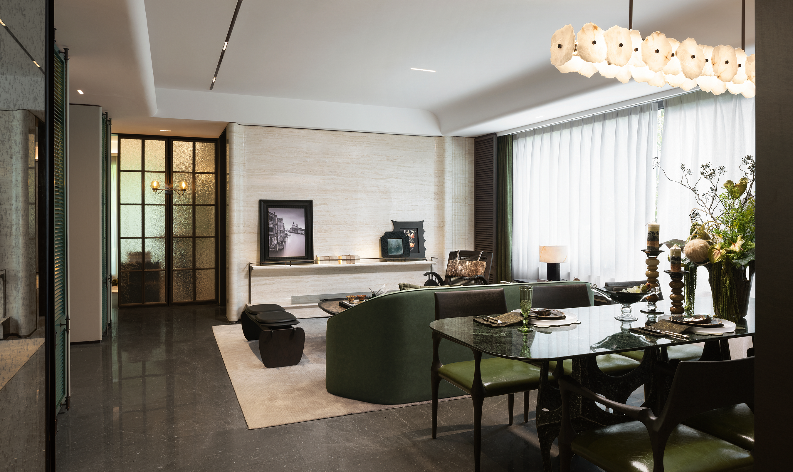 福州华润置地海湾润城样板房丨中国福州丨零次方空间设计-11