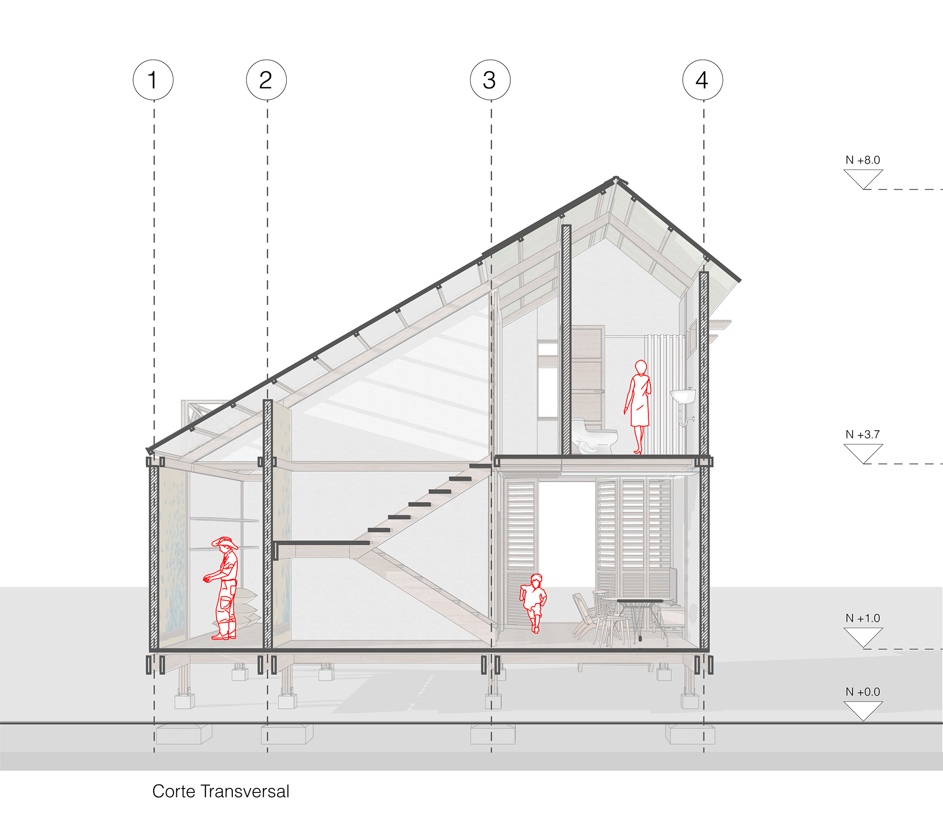 农村可持续社会住房原型设计竞赛丨哥伦比亚考卡-29