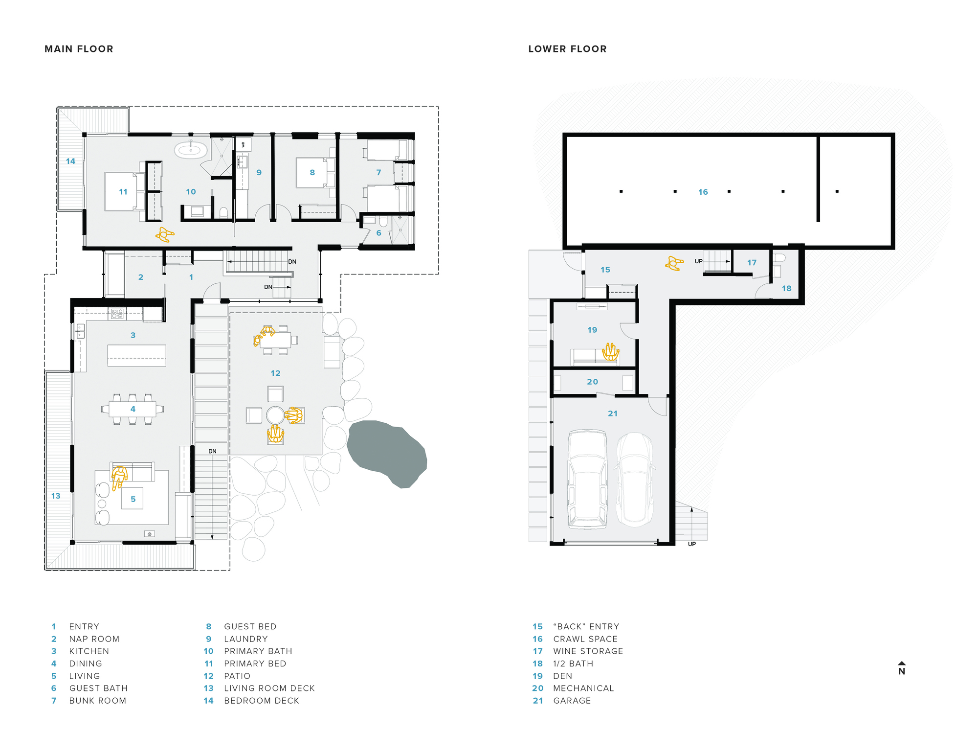 山坡住宅丨美国-16
