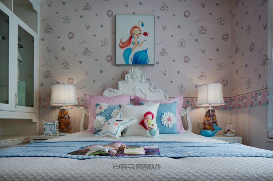 WSD · 吴舍软装 韶关永乐城 · 时尚简欧风样板房-25