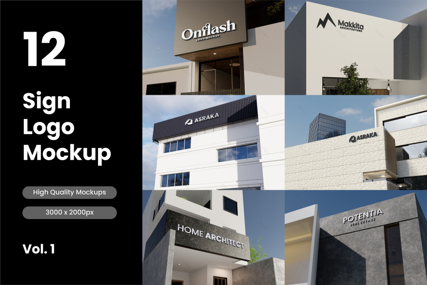 12 标志标识模型 VOL·1-1