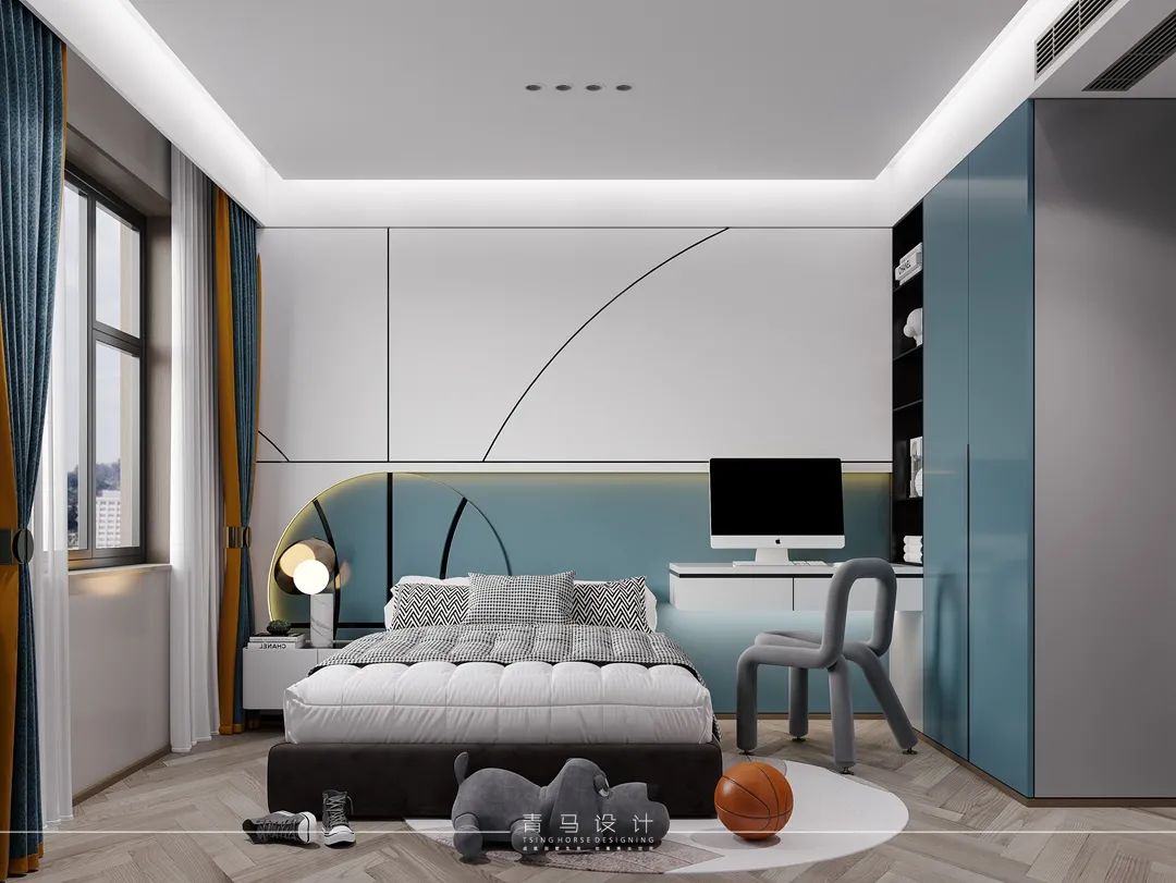 玉泉苑新中式别墅设计丨中国咸阳丨青马别墅空间设计-59