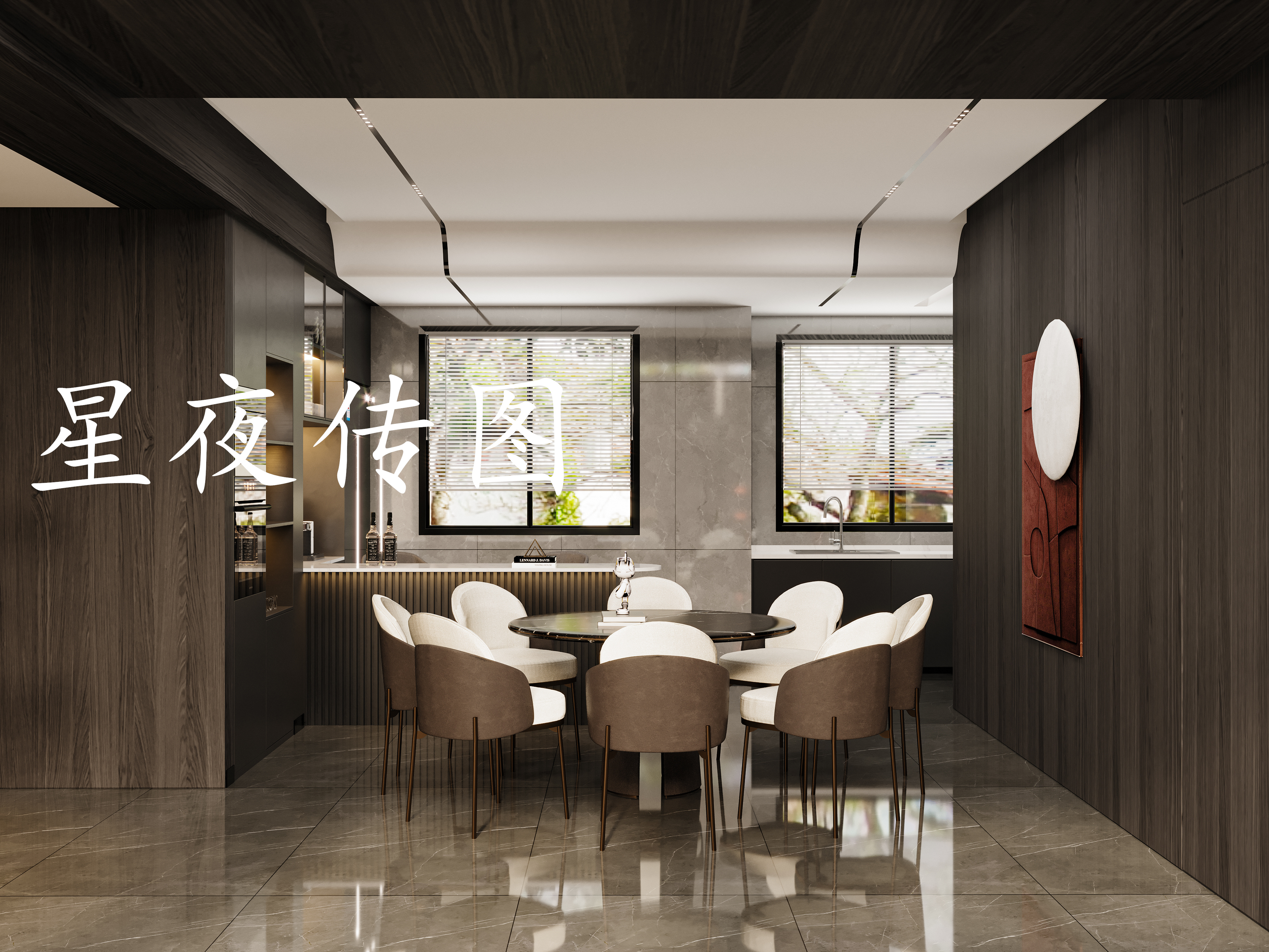 星夜传图--现代别墅-1