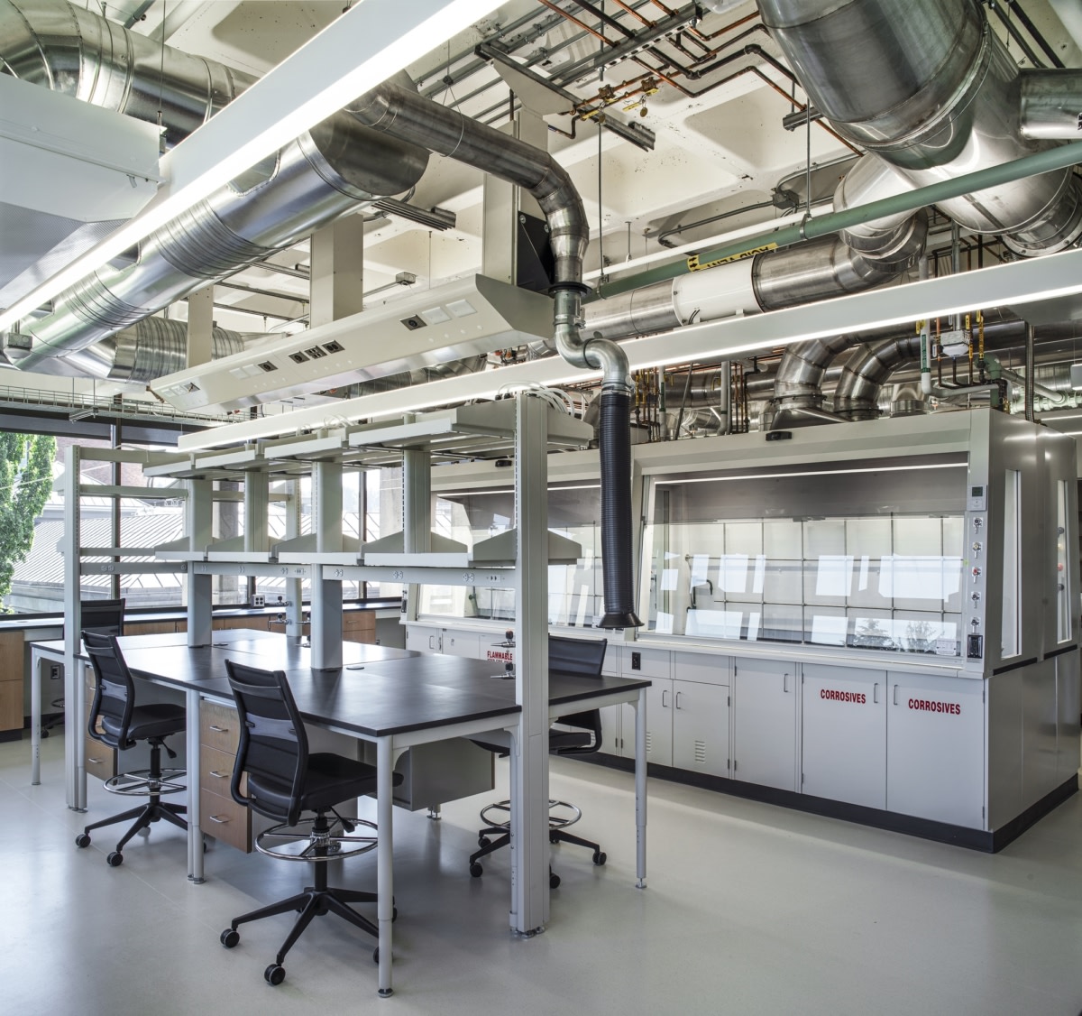 俄勒冈大学 Klamath Hall 合成化学实验室翻新丨美国尤金丨TVA Architects-13