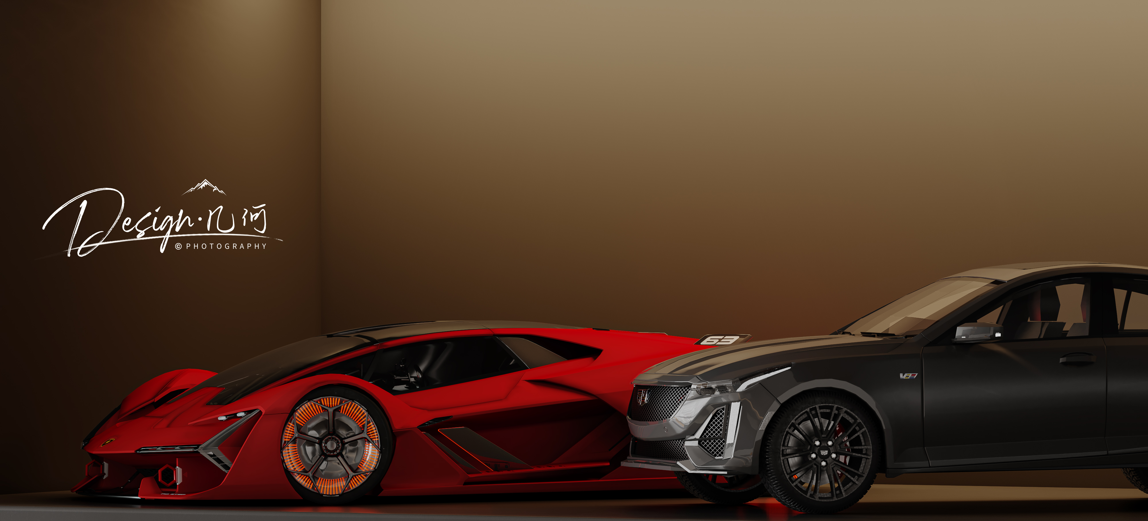 几何空间视觉表现 | 国悦府现代蒙德里安色系客餐厅-14