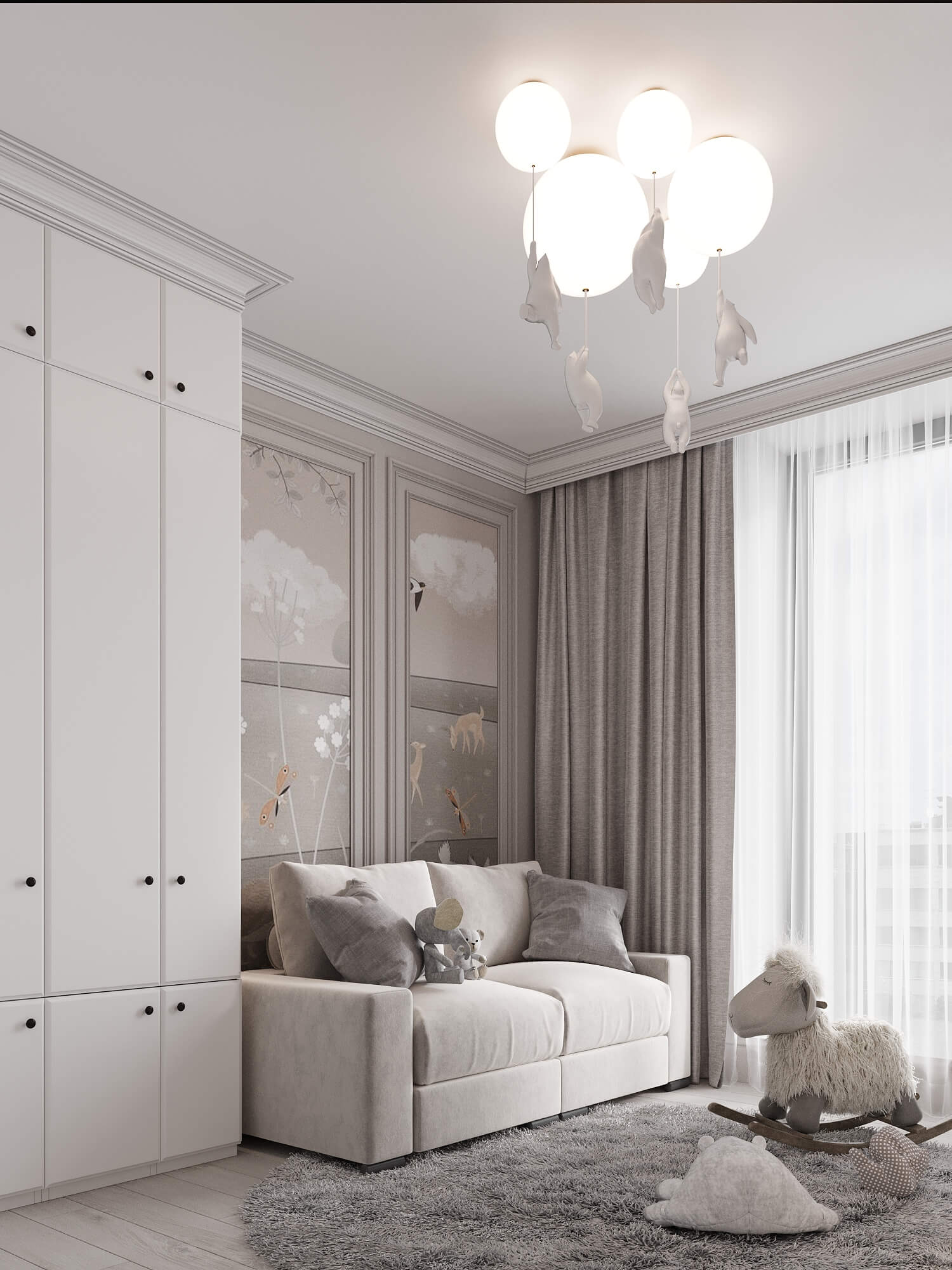 90㎡高级灰色系公寓设计 至素至简，气质非凡！-32