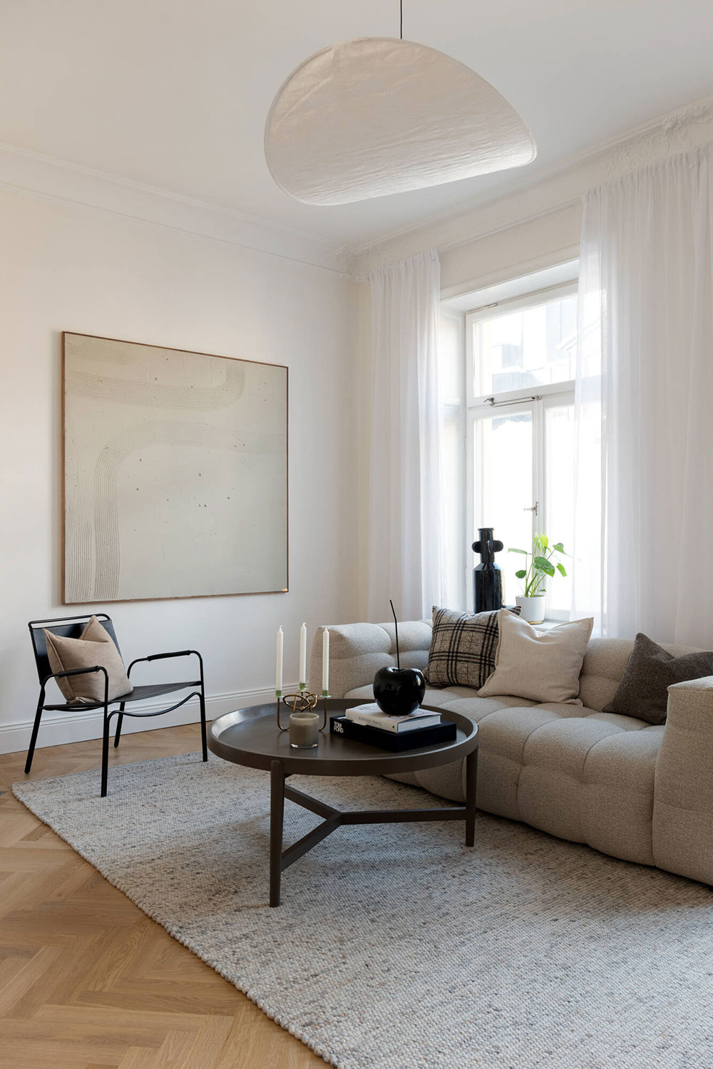 斯德哥尔摩优雅北欧风格公寓-2