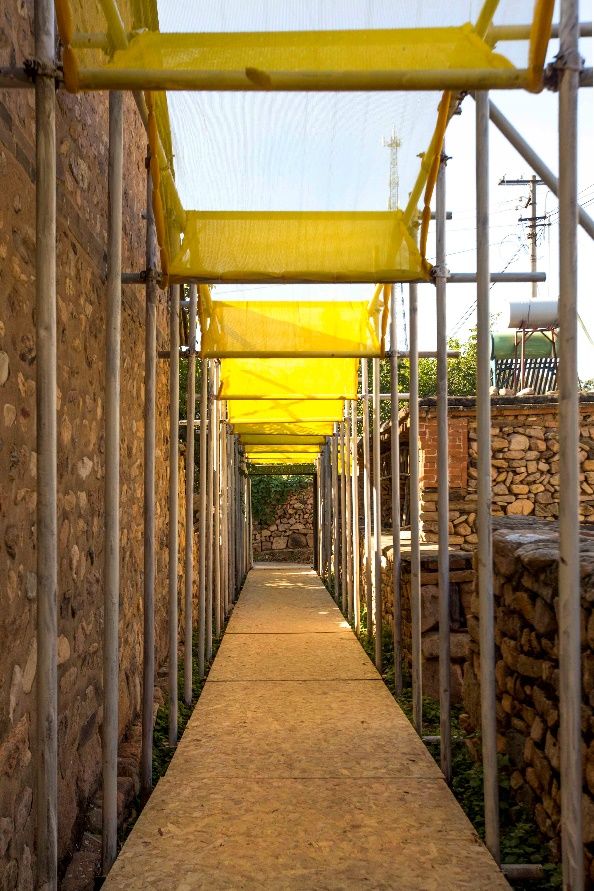 一星期 一万元 零废弃 | 脚手架建起的乡村艺廊-69