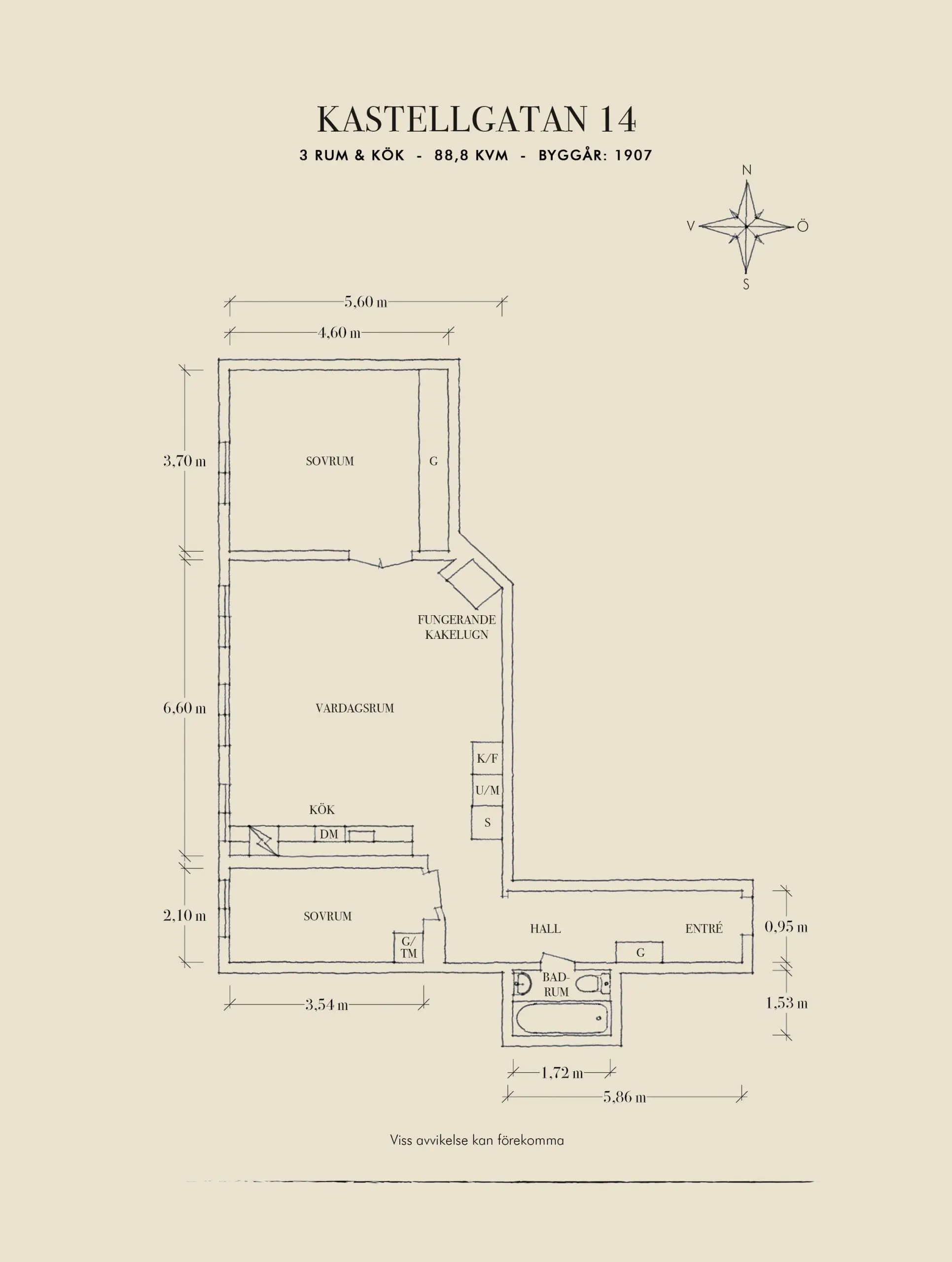 瑞典百年建筑中的现代温馨公寓-20