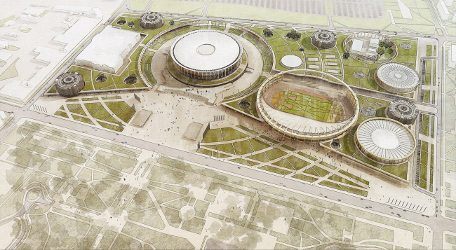 莫斯科区体育综合体（圣彼得堡）丨俄罗斯圣彼得堡丨“Studio 44”建筑工作室,Nikita Yavein团队-42