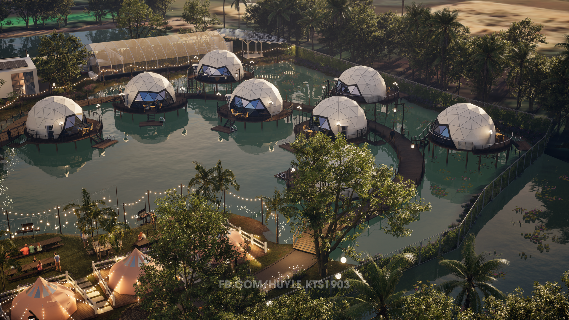 HT 度假村与露营地景观建筑设计丨越南-4