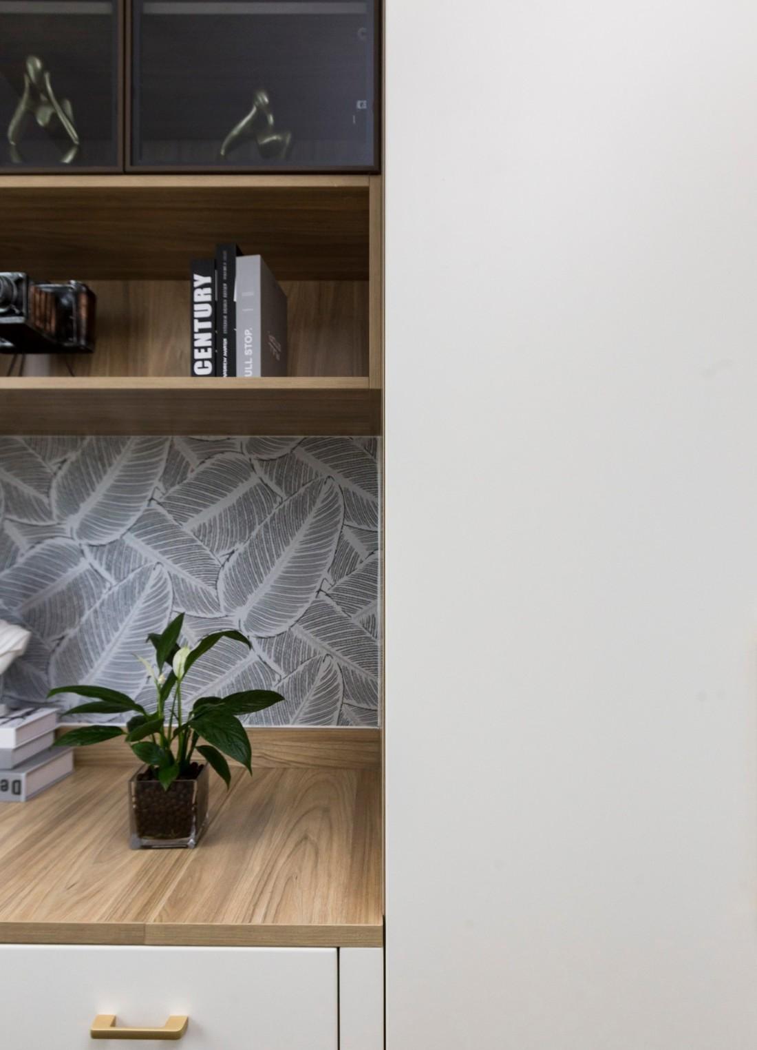 98 平米现代轻奢四房改造,设计师用心打造蓝粉主题空间-110