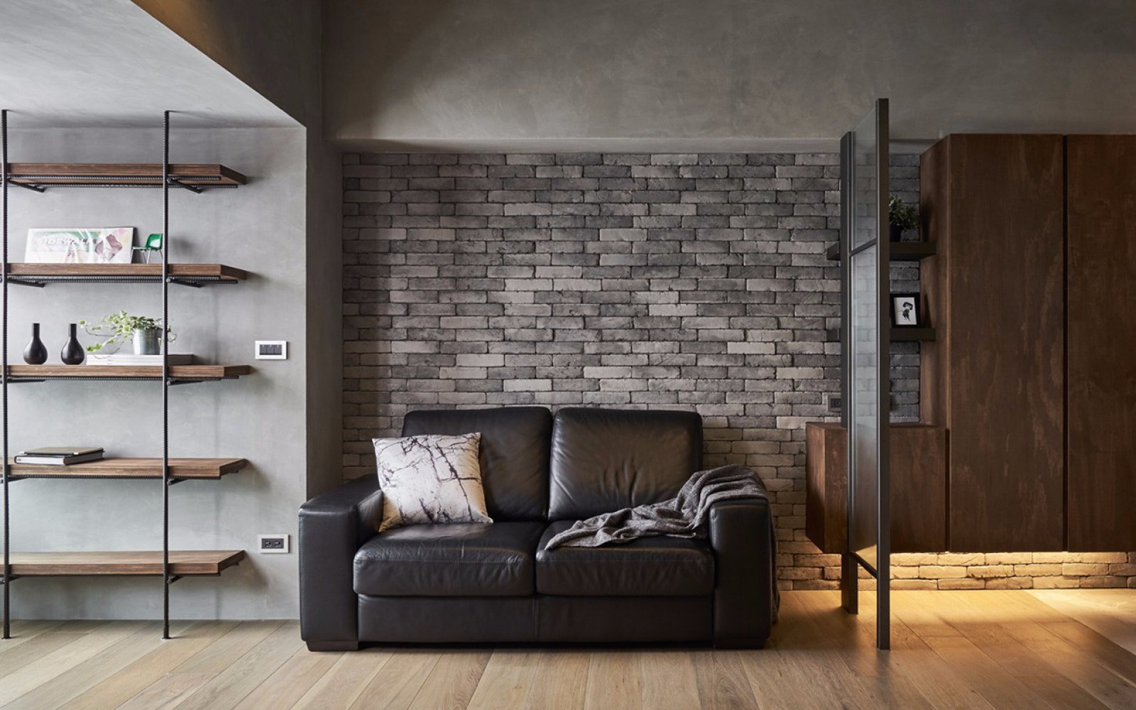 现代工业感公寓设计-5