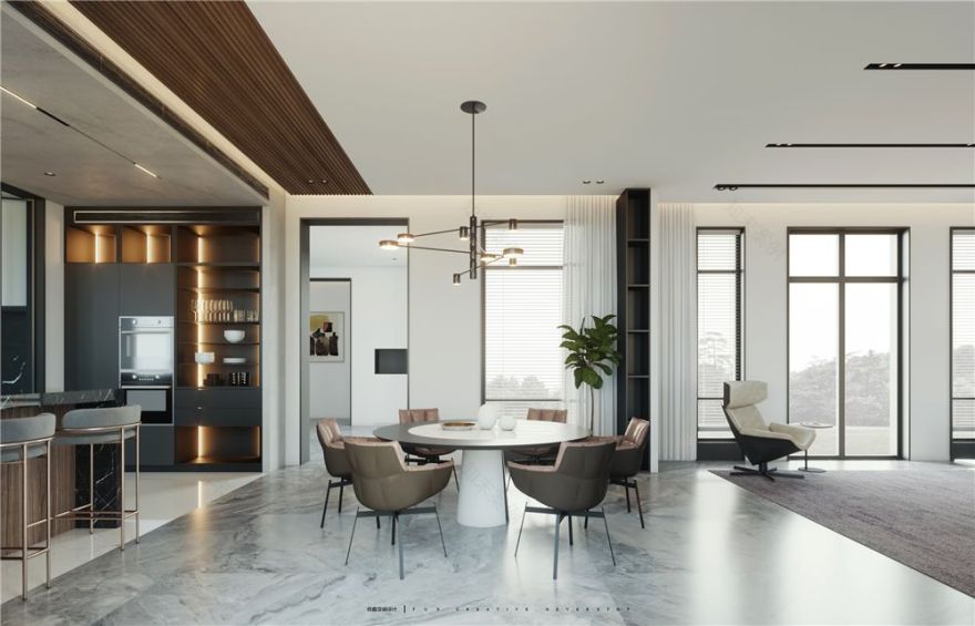 大滩六号院 | 现代简约生活美学空间-7