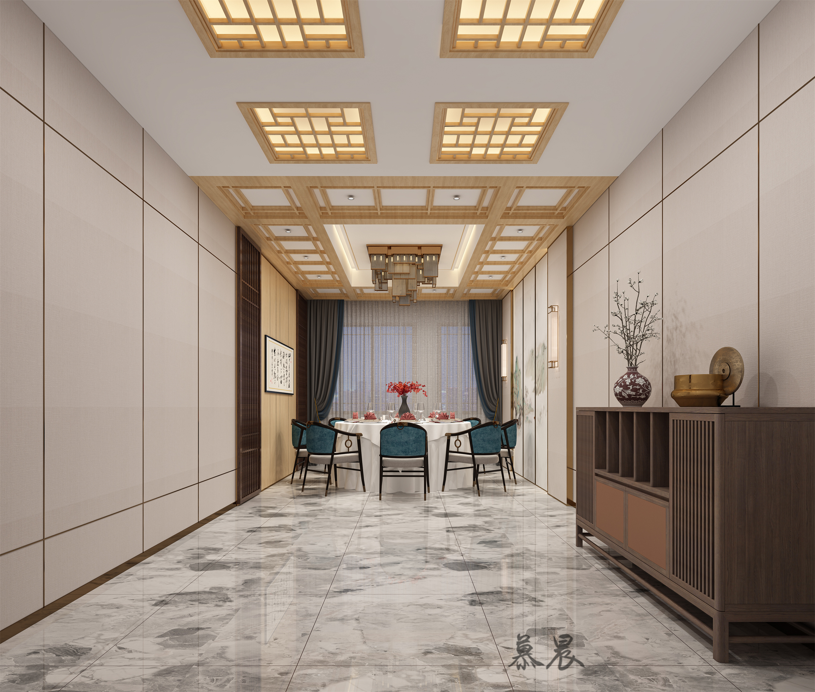 农家乐包厢设计-1